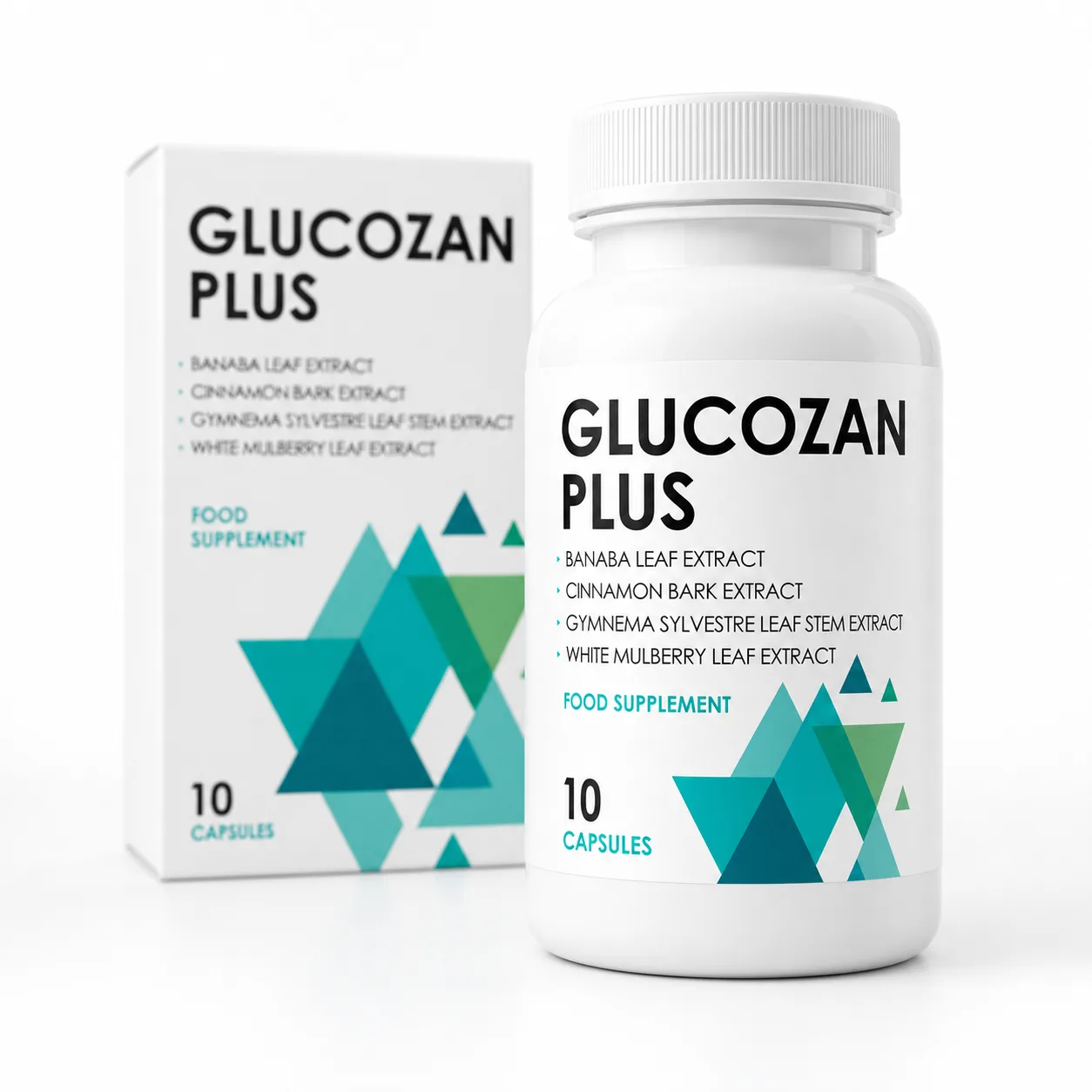 Frasco original de Glucozan Plus para compra segura en España