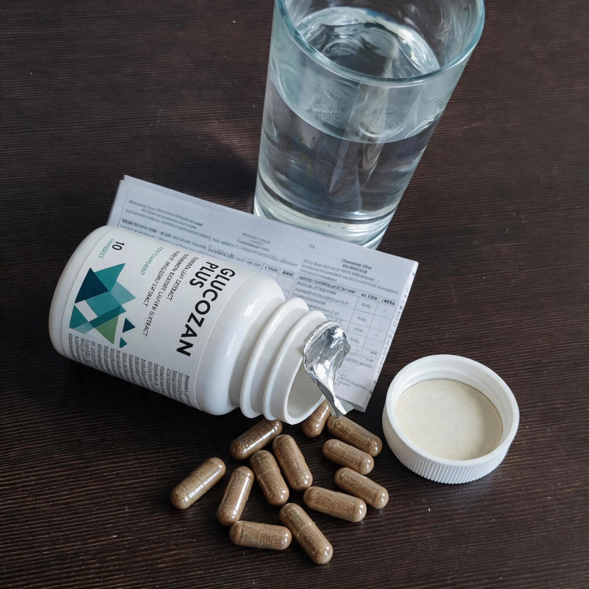 Carmen Peñalver con su frasco de Glucozan Plus en Málaga